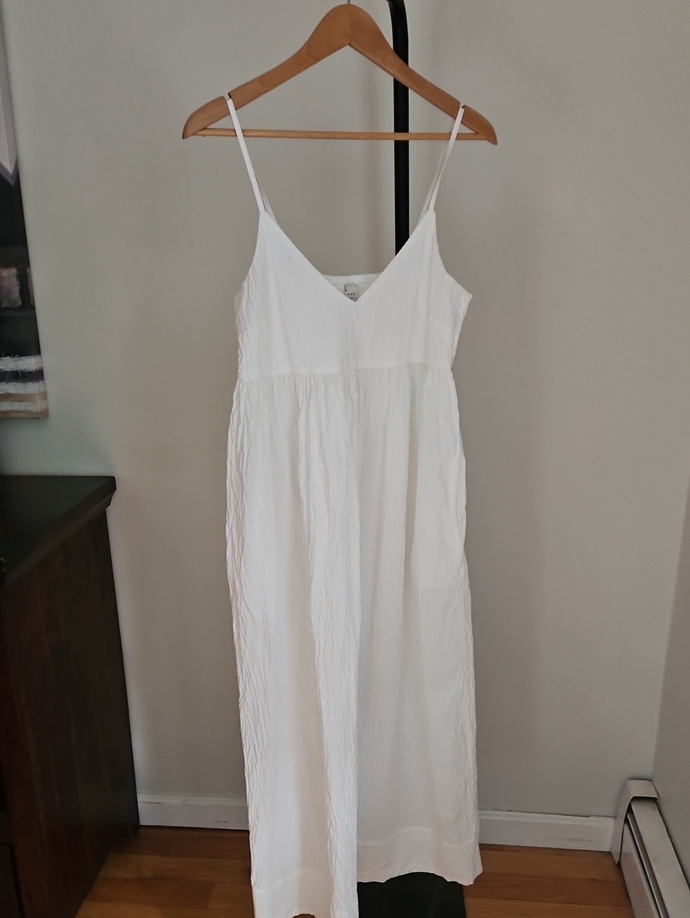 a new day White V-Neck Spaghetti Strap Maxi Dress